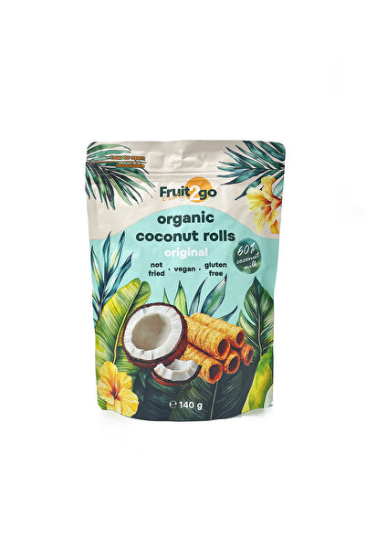 Monicol Fruit2GO Rulouri din nucă de cocos, 140gr., Fruit2Go