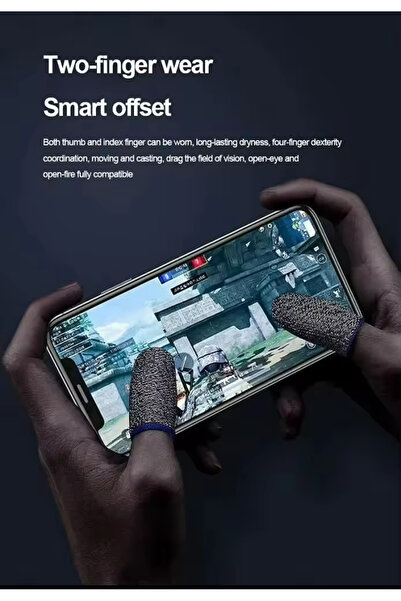 Bowie Dokunmatik eldiveni 2 li set tablet telefon için dokunmatik eldiven oyu...