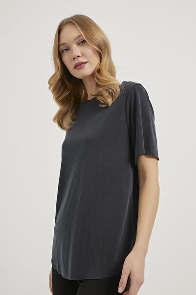 Arma Life Armalife 1624 Cycling Collar Loose Modal Women's T-Shirt