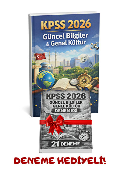 Tuves Yayıncılık KPSS 2026 GÜNCEL BİLGİLER-GENEL KÜLTÜR (21'Lİ DENEME HEDİYELİ)
