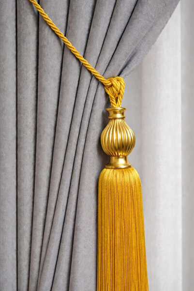 Cortibo Gold Kukali Ceiling Bracket Curtain Collection Accessory Mustard
