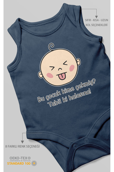 MorivoKids Who Has This Kid Trapped? Tabiki Halasına Printed Baby Bodysuit – ...