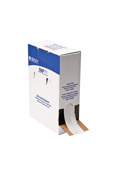 BM-32-427 M610, M611, BMP61, M710 ve BMP71 için Kendinden Laminasyonlu Vinil Sarılabilir Etiket