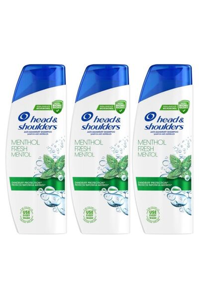 Head & Shoulders H&S Shmapoo 330ML МЕНТОЛ x3