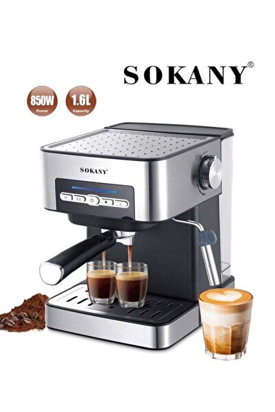 SOKANY All-in-One Espresso Coffee Machine with Milk Frother
