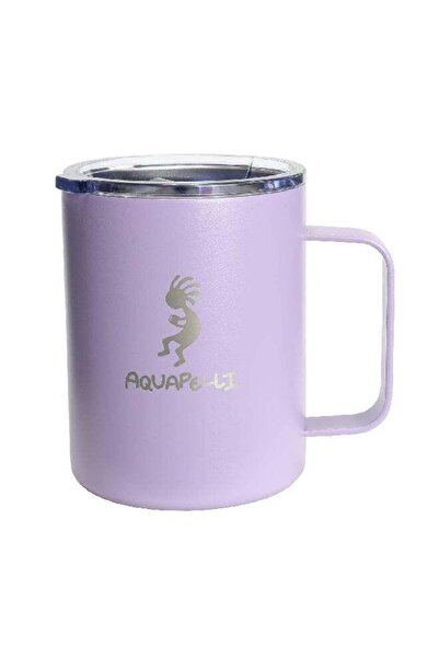 Aquapelli CM12 Vacuum Insulated Coffee Mug with Handle Viola Purple 350ml