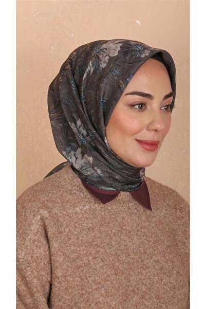 locella Lo'cella Pamuklu Soft Eşarp 4532-8 Koyu Yeşil