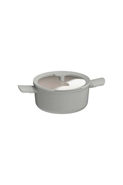 Berghoff Leo Balance Moonmist Non-Stick Covered Stockpot Grey and Clear
