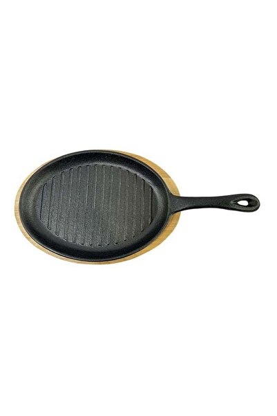 Parfait طبق تقديم بيضاوي أسود اللون، مصنوع من الحديد الزهر، مزود بمقبض مريح و...