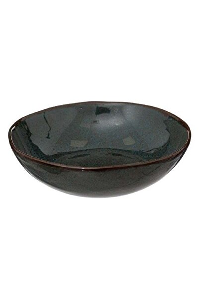 Secret de Gourmet High-Quality Stoneware Soup Plate Jade Green