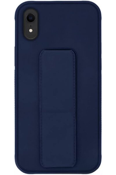 Primo Plus Protective case for iPhone XR with built-in phone holder - Dark Blue
