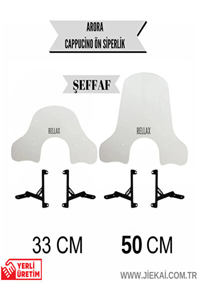 JK - RELLAX KISA Arora Cappucino 50 / 125 2019-2023 Uyumlu renk ( ŞEFFAF)