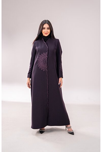 Abay Lausanne blazer with embroidery - mauve color