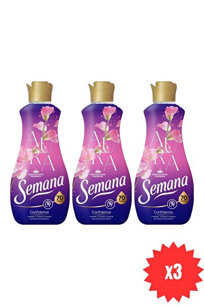 Semana Laundry Conditioner AURA CONFIDENCE 1.4L X3