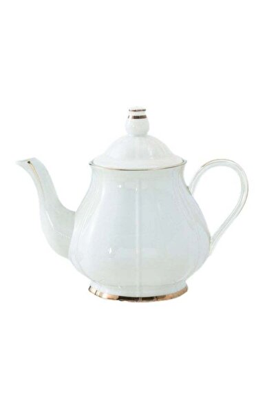 Generic Bien Servi Elegant Design High Quality Tea Pot White and Gold