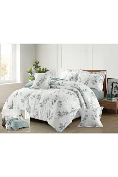 smart home 4-Piece Single Bed Comforter Set | Microfiber Quilt 230x170 | All-...