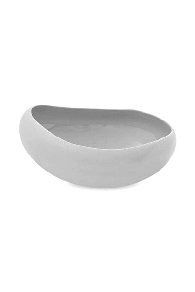 Generic Easy Life Series Glaze Ceramic Soup Plate Grey 19 cm