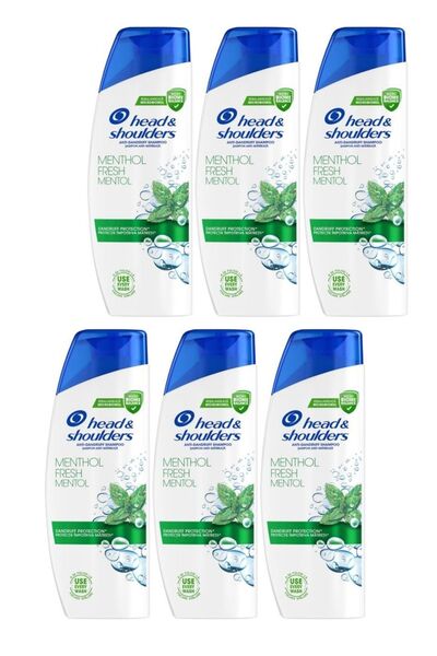 Head & Shoulders H&S Shmapoo 330ML МЕНТОЛ x6