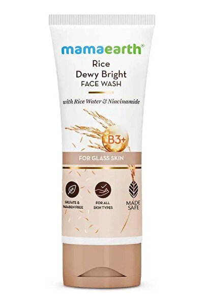 Mamaearth غسول الوجه بالأرز من إم إي 100 مل