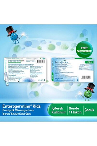 Enterogermina Kids 20 Flakon 2 Milyar Bacillus Clausii Sporu İçeren Probiyotik