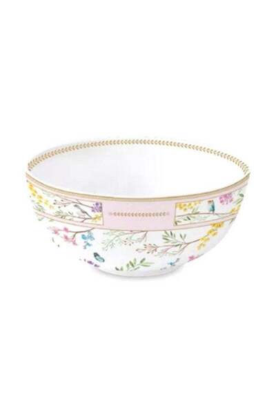 Generic Easy Life Birds Melody Porcelain Salad Bowl Multicolor 15cm