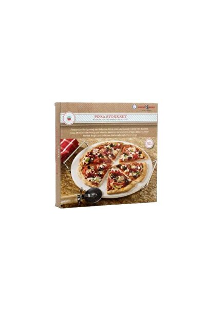 nordicware طقم أحجار بيتزا سيراميك دائرية مكون من 3 قطع، مقاوم للغسل في غسالة...