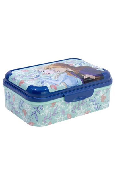 Frozen Snowy Tale Asker Plastic Rectangular Lunch Box Multicolour