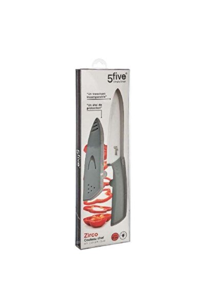 Five Simply Smart Zirco Ceramic Chef Knife Silver and Grey 15 cm