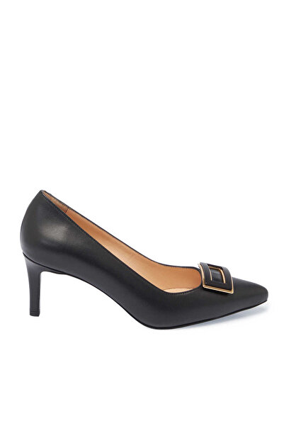 Tergan Siyah Hakiki Deri Kadın Stiletto - K25I1AY67799-A23