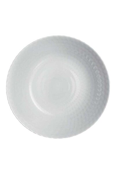 Luminarc Pampille Dishwasher and Microwave Safe Tempered Glass Soup Plate Lig...