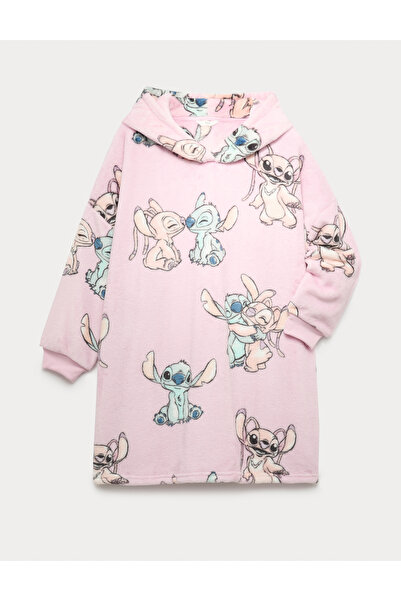 Marks & Spencer Lilo & Stitch Polar Kapüşonlu Sweatshirt (5-16 Yaş)