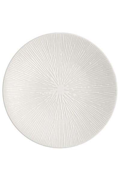 Secret de Gourmet Atelier Elegant Design Dessert Plate Ivory 21 cm
