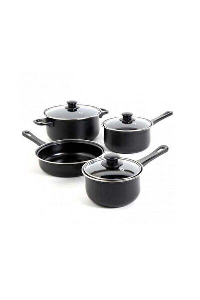 Gibson طقم أواني طهي من الفولاذ الكربوني غير اللاصق من شيف دو جور، مكون من 7 ...