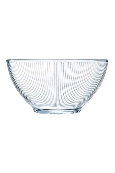Luminarc Stripy Tempered Glass Dinner Bowl Transparent 500ml