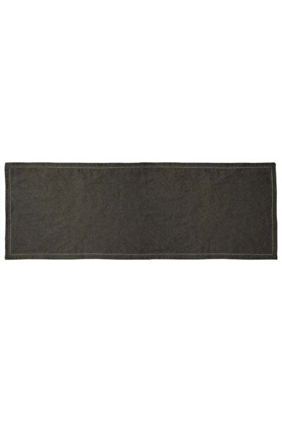 Secret de Gourmet مفرش طاولة إيلينا القطني، أخضر داكن، 38 × 140 سم