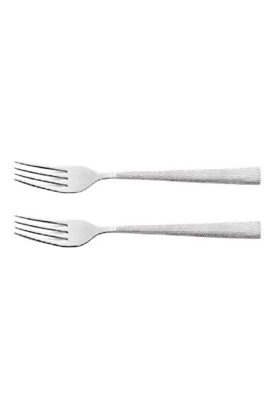 Amefa 2-Piece Dishwasher Safe Stainless Steel Table Fork Set Silver