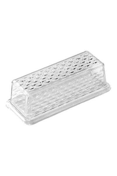 Chef Craft طبق زبدة بلاستيكي مع غطاء شفاف 6.75 بوصة