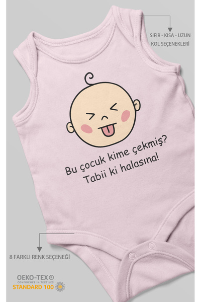 MorivoKids Who Has This Kid Trapped? Tabiki Halasına Printed Baby Bodysuit – ...
