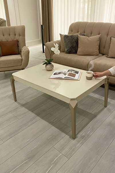 Akabesan Aksesuar Konacık Serisi Dikdörtgen Krem Bonj Gümüş Renk Ayaklı Kayın...