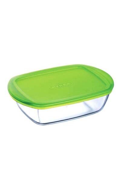 Pyrex Rectangular Dish With Lid 28cm Multicolor 2.5Liters