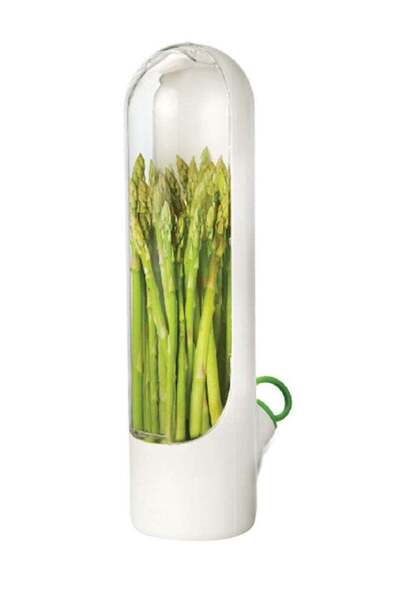 Felli Compact and Elegant Fresh Herb Holder White and Clear