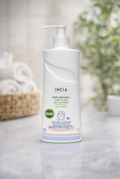 INC شامبو جل للأطفال والرضع، غسول للشعر والجسم، 350 مل