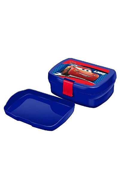 First Kid Car Sandwich Box with Inner Tray Blue and Red 630 ml
