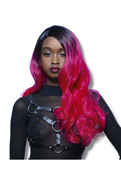 Smiffys Peruca fucsia ombre profesionala Manic Panic Fucsia Queen