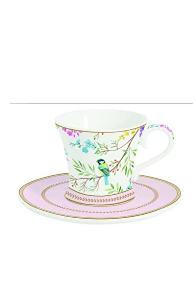 Generic Easy Life Birds Melody Coffee Cup and Saucer Set