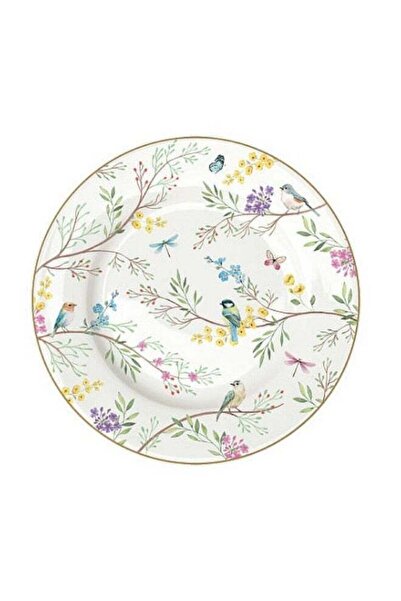 Generic Easy Life Birds Melody Series Porcelain Dessert Plate Multicolor 19cm