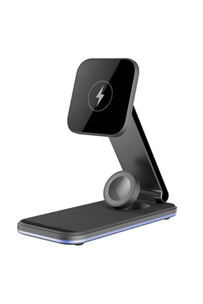 Proove Suport de încărcare wireless 3 în 1, 15W, MagSafe, iPhone, AirPods, Ap...