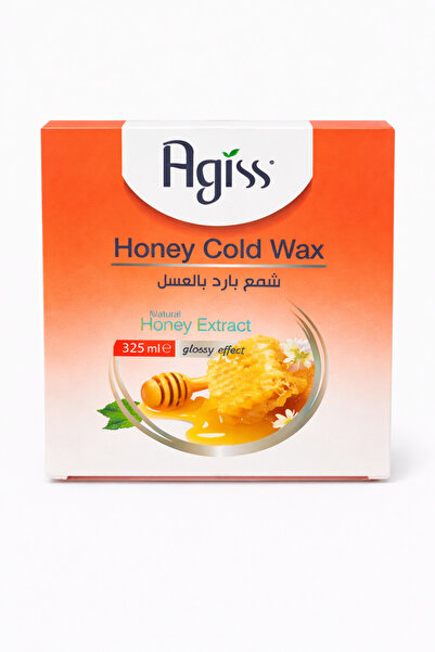 AGISS Honey Cold Wax Soğuk Ağda Normal Ciltler İçin – Ballı – 325 Ml – 2 Metr...
