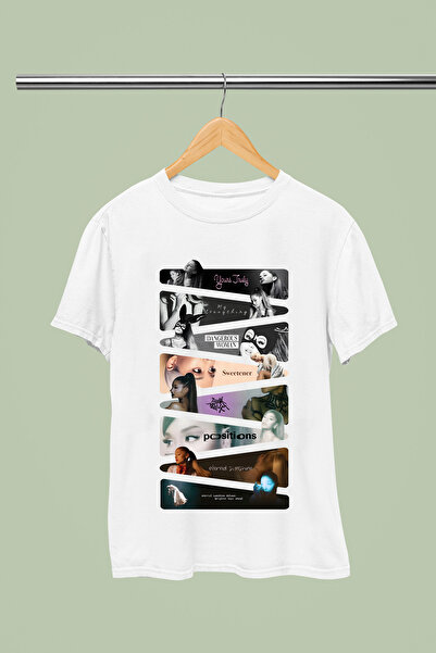 MAGORS ARIANA GRANDE BUMBAC IMPRIMAT CU MÂNECĂ SCURTĂ, MODEL REGULAR, PENTRU ...