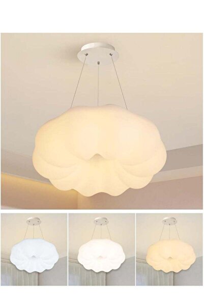 Arabest ثريا يقطينة معلقة بإضاءة LED متغيرة الألوان، ثريا يقطينة عصرية لسقف غ...